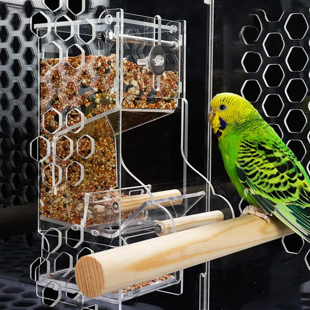 Кормушка для птиц попугай автоматическая кормушка Кормление птиц коробка для птиц элементы для птичьей клетки для попугая новое поступление