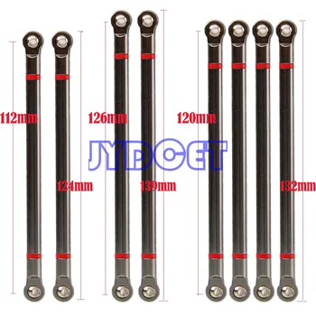 

8pcs Aluminum Link Rod 313mm Wheelbase For 1:10 RC Model Car Crawler Axial SCX10