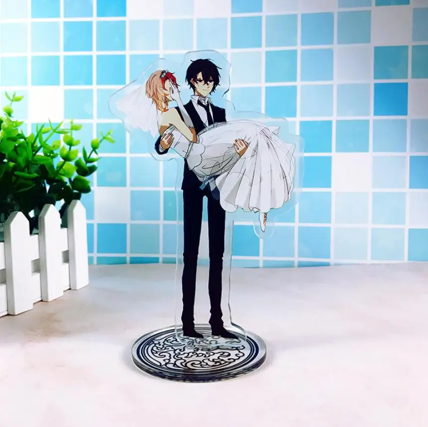 Аниме бангоу страй собаки Osamu Dazai Doppo Kunikida акриловая подставка фигурка настольное украшение Коллекция Модель игрушки куклы Подарки - Цвет: as pictured