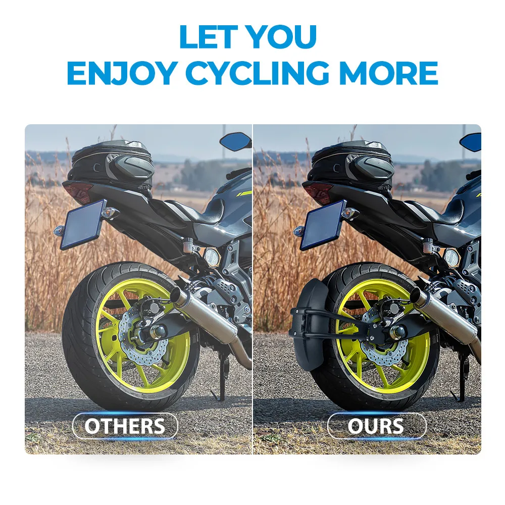 Motorcycle For Yamaha MT07 MT09 Fender Rear Cover MT 07 MT 09 MT-09 MT-07 2014 2015 2016 Back Mudguard Splash Guard Protector...