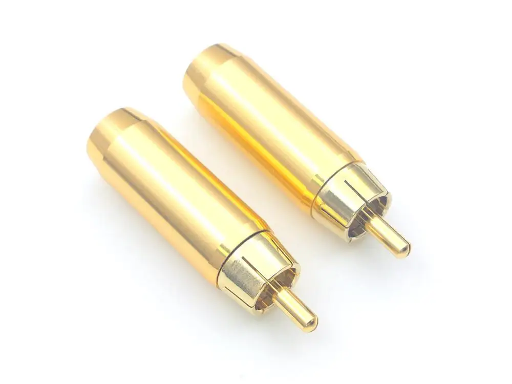 2X аудиофил Позолоченный разъем RCA для самостоятельной пайки | Обустройство дома