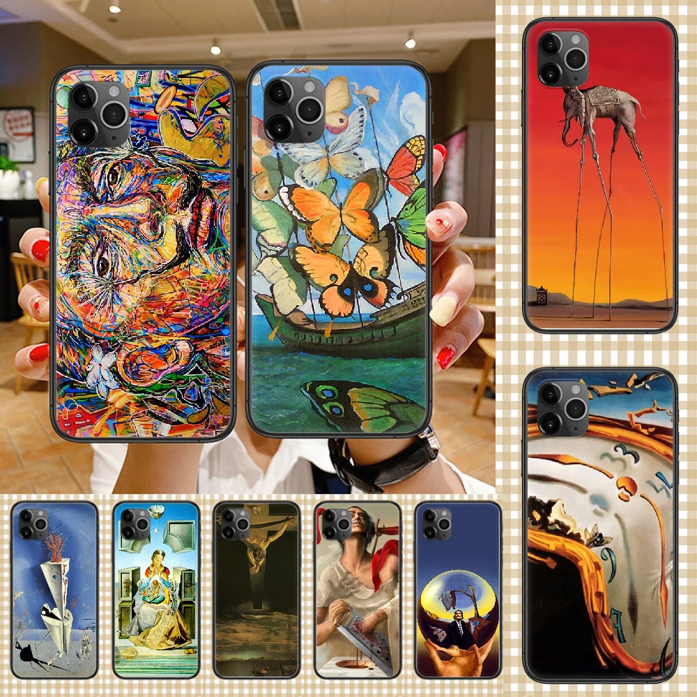 Чехол для телефона с изображением Сальвадора Дали чехол iphone 5 5s se 2 6 6s 7 8 12 mini plus X XS