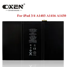 OXEN 11560mAh A1389 Tablet Batterie Für iPad 3 4 Ersatz Batterien A1403 A1416 A1430 A1433 A1459 A1460 iPad3 iPad4 bateria