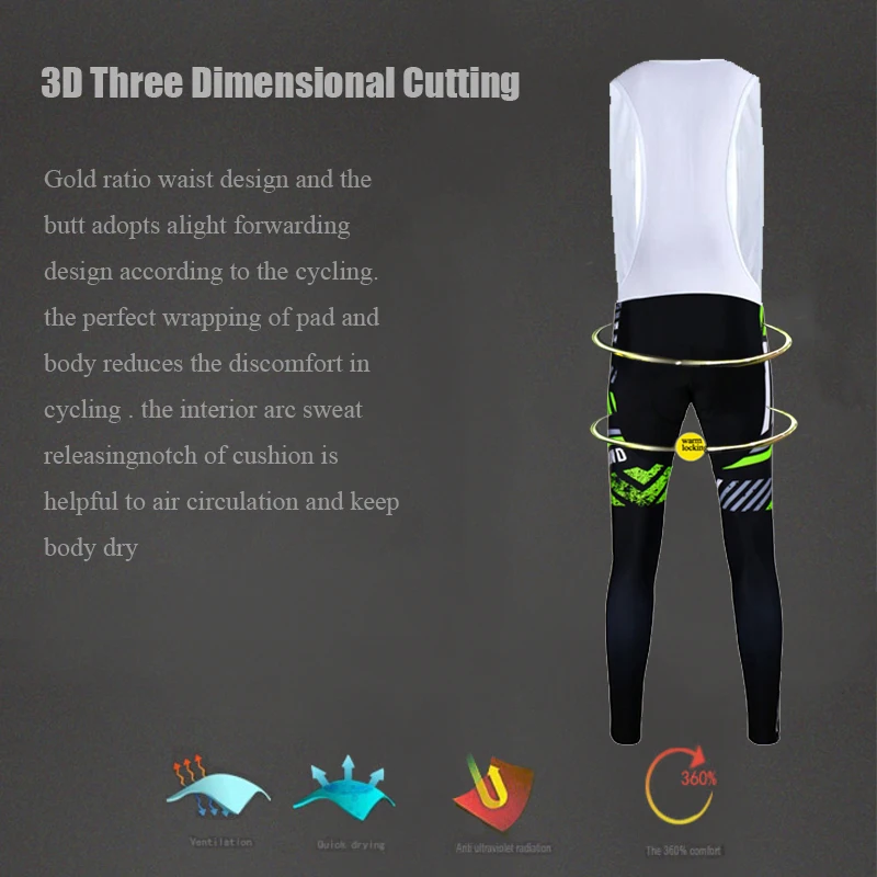 Siilenyond Велоспорт комбинезон Для мужчин зима Coolmax 3D гелевый мягкий Для мужчин MTB велосипеда плотные Утепленная одежда Термальность велосипедные брюки