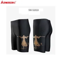 KAWASAKI, мужские длинные шорты для плавания, пляжная одежда, плавки, высокие эластичные облегающие плавки, Мужская одежда для плавания, купальный костюм, SW-S1008