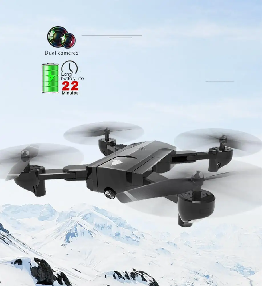 SG900 Дрон двойная камера HD 720P Профессиональный FPV Wifi RC Дрон фиксированная точка высота Удержание следования за мной Дрон Квадрокоптер
