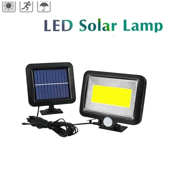 

outdoor motion sensor wall lamp solar power night light bulb luminaria waterproof garden street patio driveway yard decoration s