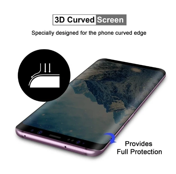 DHL 100 шт закаленное стекло для samsung Galaxy S8+ S9 S9+ S10 Plus S10E Note 8 9 Защитная пленка для экрана