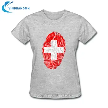 

Nation Flags Fingerprint Country College Print Photo Women Tees Classics SWITZERLAND T Shirt Diy Free Custom Made Name N T-Shirt