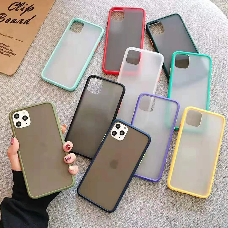 Luxury Shockproof Case For iPhone X XR XS Max Silicone Translucent Matte phone cover For iPhone 11 pro max 7 8 Plus cases fundas (3)