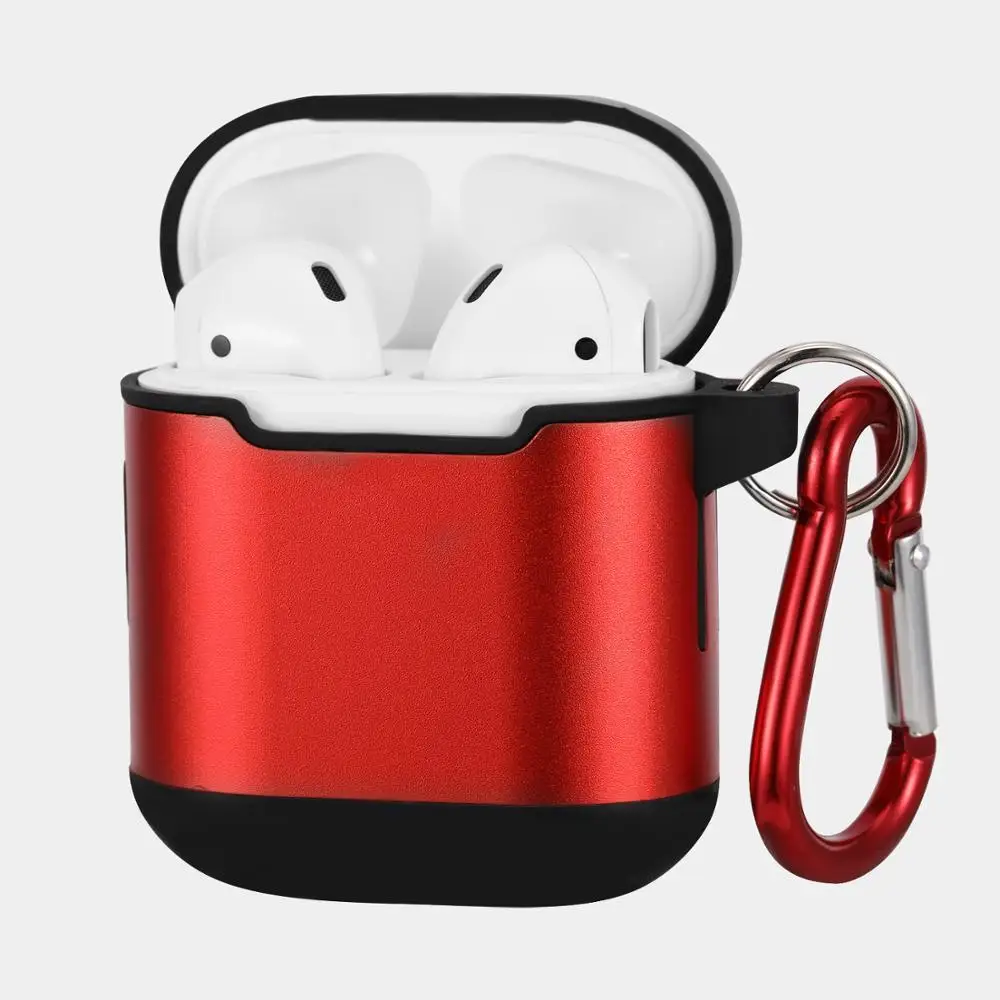 Чехол для Airpods 1/2 из алюминиевого сплава с внутренним чехлом наушников bluetooth |