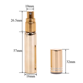 

10ML Spray Bottle Refillable Perfume Container Empty Cosmetic Atomizer Bottle For Mini Spray Bottles Superior Women Makeup Tools