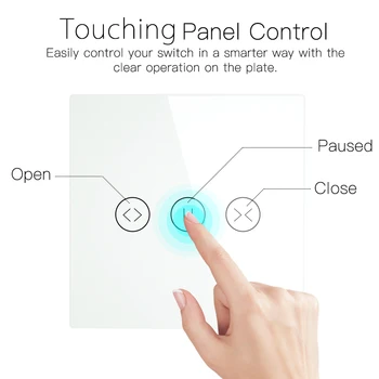 

New Intelligent WiFi Curtain Blind Switch For Roller Shutter Electric Motor Google Home Alexa Echo Voice Control DIY Smart Home