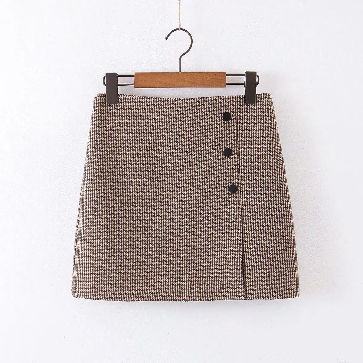 

A Generation of Textured Explosion Versatile British-Style Pattern Slimming a Version Woolen Skirt Short Skirt Entity