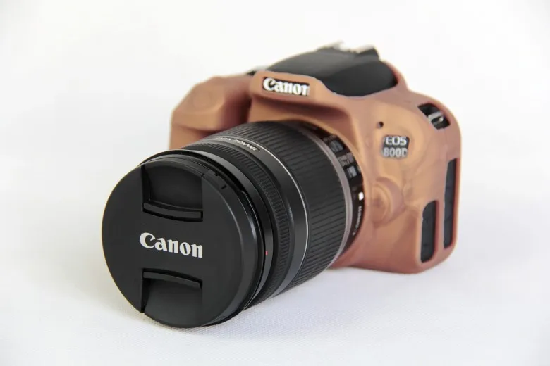 Сумка для камеры Canon 800D силиконовый новейший защитный чехол камеры|Корпусы