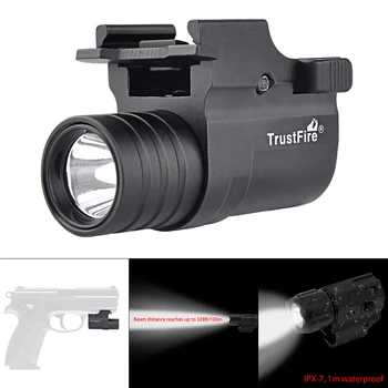 

230LM XP-G2 LED Handheld Military Weapon Lights Pistol Torch Light Tactical Flashlight with 2 Mode for Hunting Lighting
