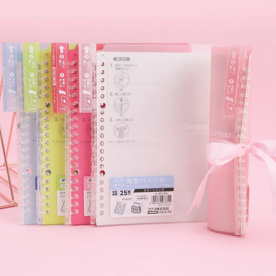 コクヨ バインダー用の薄いルーズリーフ スマートリング 交換が簡単 ノートブック キャンパス用 A5 B5 Sp700 Aliexpress Education Office Supplies