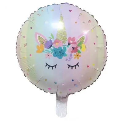 10 шт. воздушный шар с гелием в виде единорога my little pony, Единорога для вечеринки в честь Дня рождения для девочек, игрушки, вечерние украшения в виде единорога - Цвет: 10pcs
