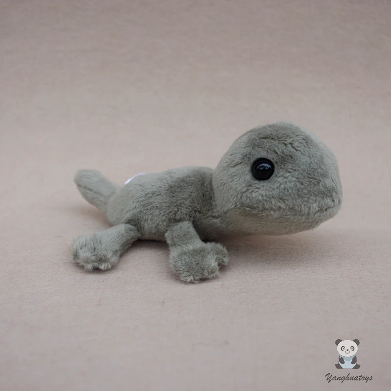 Мягкая и милая серая кукла gecko в реальной жизни игрушки для детей подарки на день