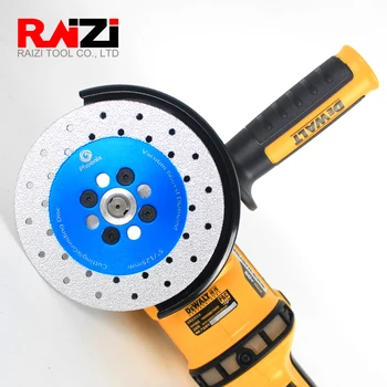 

Raizi 1 Pc Diamond Cutting Grinding Disc 100/115/125 mm Double Sided Grinding Wheel Granite Marble Vacuum Brazed Saw Blade