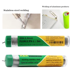 Fils à souder spéciaux, soudures en acier inoxydable, aluminium, Nickel, produits contenant un noyau spécial, fil à souder multifonctionnel 