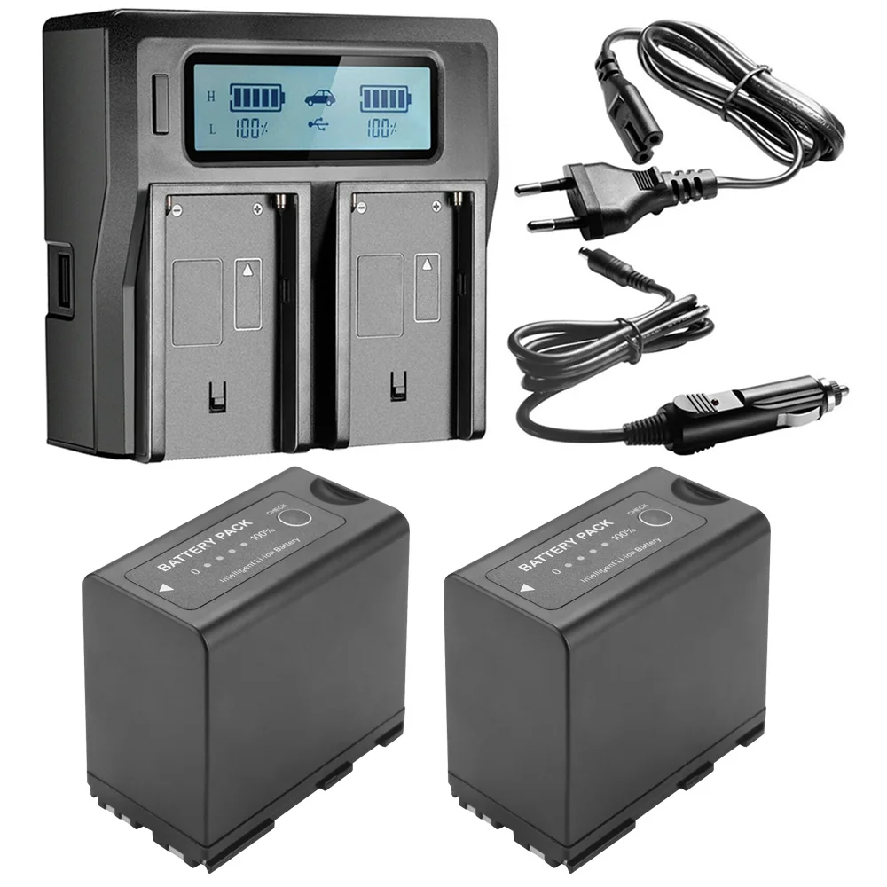 7800Mah Bp-975 Bp975 Con Display A Led Di Potenza Della Batteria Per Canon Eos C100 C300 C500 Xlh1 Xhg1 Xha1 Xl2 Xm2 Es420V Es75 Es8200V