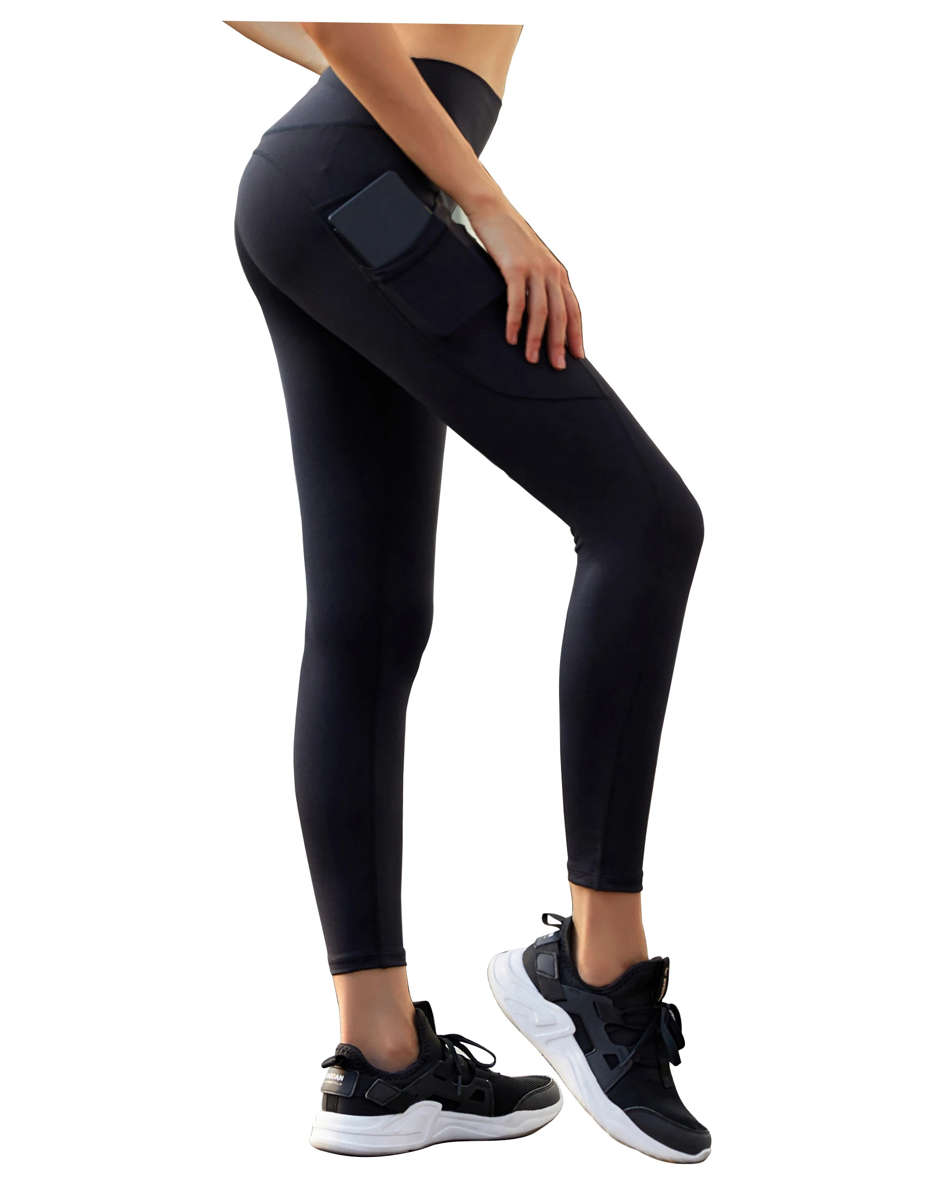 K06-03 LI-FI High Waist Yoga Pants Fitness Yoga Leggings Sports Workout Running Leggings Yoga Pants Elastic Slim Sports Leggings - Цвет: K06-03