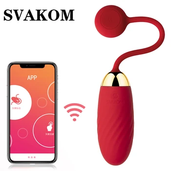 SVAKOM female masturbation sex toy new Ella  dual control jumping egg charging waterproof female G-spot clitoral stimulation