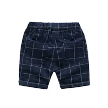 Стиль; летняя одежда; шорты; популярные брюки; шорты; коллекция года; модная детская одежда в клетку для мальчиков; лента для волос; не открытые брюки; маленькие размеры