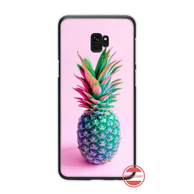 Чехол с рисунком ананаса для телефона Samsung S6 S7 edge S8 S9 S10 e plus A10 A50 A70 note8 J7 2017|Бамперы| |