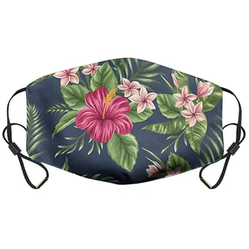 

Fashion Flower Printting Face Mask Unisex Outdoor Dustproof Windproof Foggy Haze Breathable Adjustable Mouth Cover Mascarilla