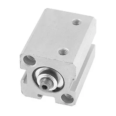 

39mm Long Silver Tone Metal Dual Action Single Rod Air Cylinder SDA 16x20