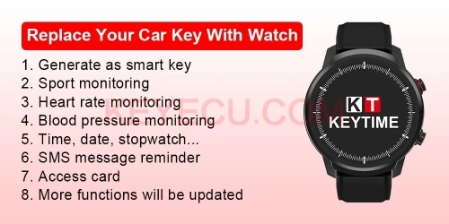 Смарт часы KEYECU KEYDIY KD с брелоком для смарт часов ключей в качестве брелока виде