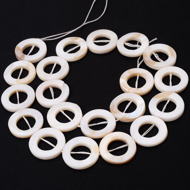Shell Beads Mother of Pearl Love Star Oval Round Flat Loose Spacer Beads for Jewelry Making DIY Charm Bracelet Necklace