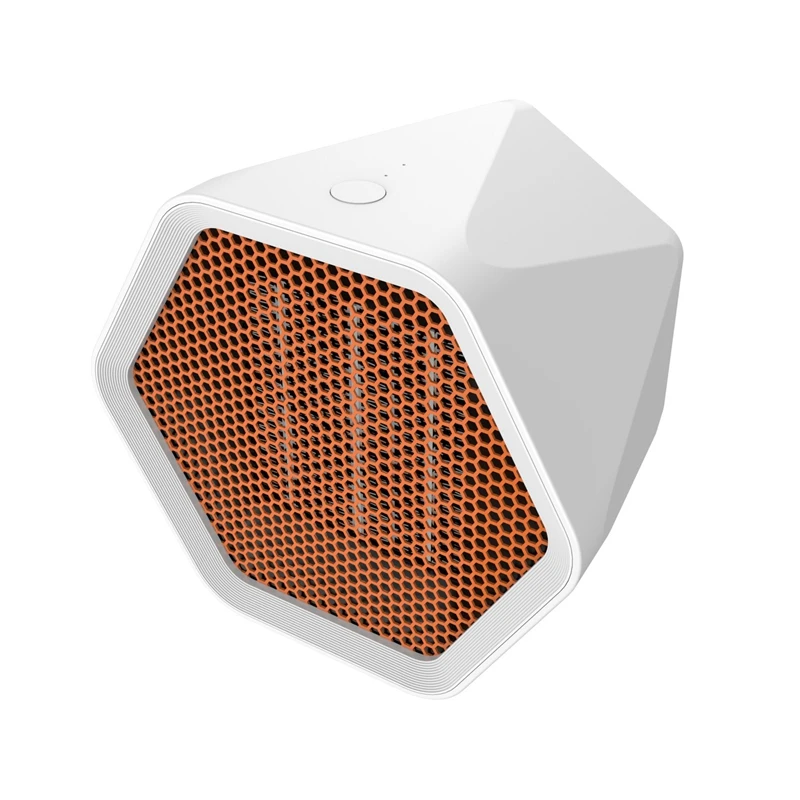 600W Home Desktop Office Electric Heater Heater Desktop Heater Small Mini Electric Fan Heater(EU PLUG