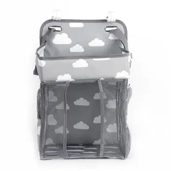 

Folding Baby Diaper Organizer Overall Style Design Simple and Generous Holder Infant Nursing Nappy Storage Hanging Bag
