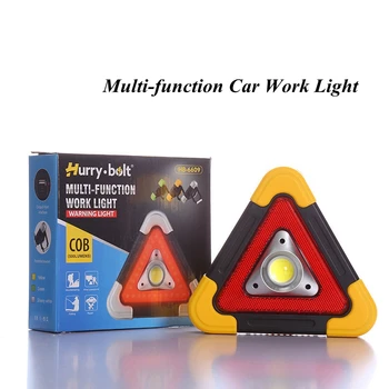 

Multi-Function Car Work Light Tripod Warning Light Outdoor LED Solar Recharge Backup Light For Car Accessories