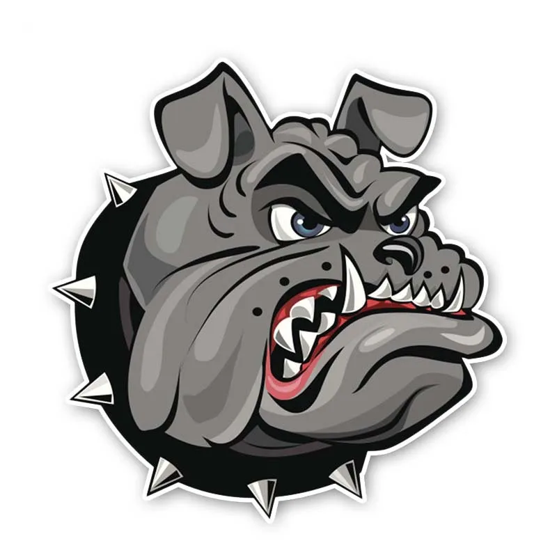 

New Fashion High-quality Car-Stickers Vicious Dog Cartoon Sticker Vinyl Cover scratches Windshield Trunk Bumper 16*16cm