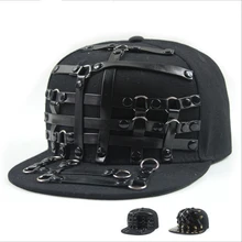 WZCX, панк стиль, унисекс, бейсболка, хип-хоп шапка, регулируемая, весна, осень, для улицы, остроконечная Кепка, для взрослых