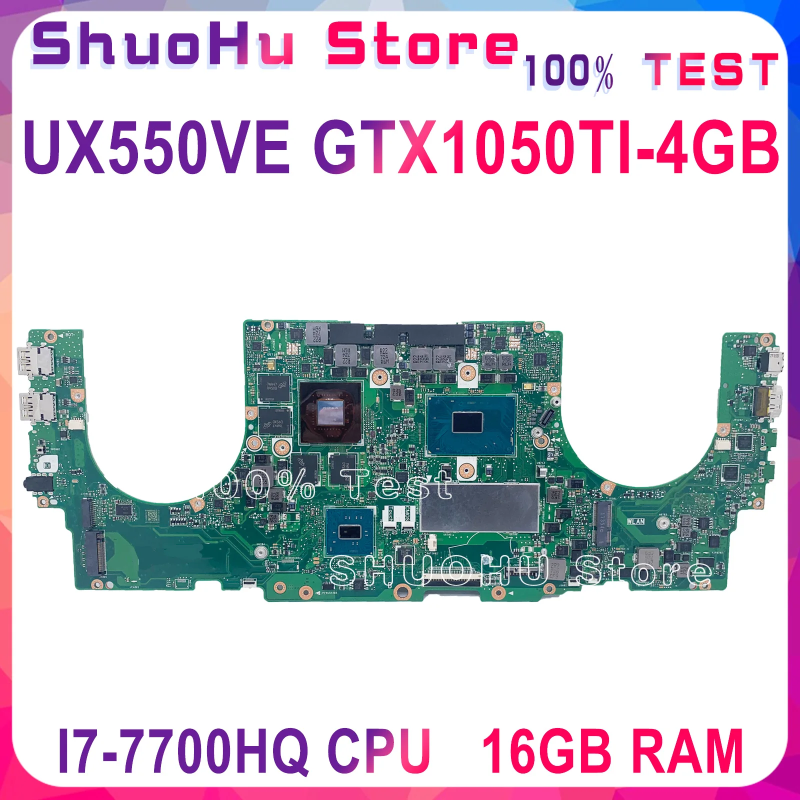Материнская плата KEFU UX550VE для ноутбука ASUS UX550VD UX550VW UX550V рабочая оригинальная