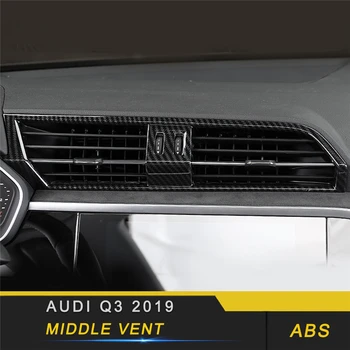 

For Audi Q3 F3 2019 Car Styling A/C Air Vent Outlet Panel Cover Trim Frame Sticker Chrome Interior Accessories