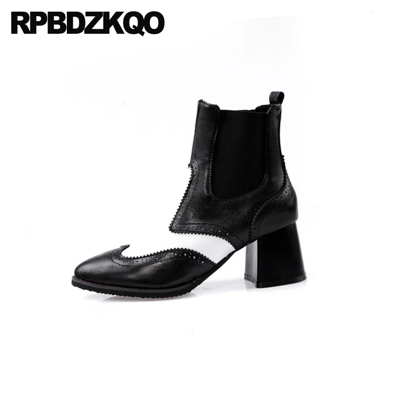medium heel boots
