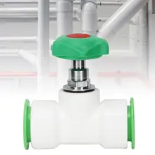 1 шт. 32 мм PPR пластиковый быстроразъемный клапан водяной запорный клапан Ванная Кухня Водопровод фитинг Электрический магнитный