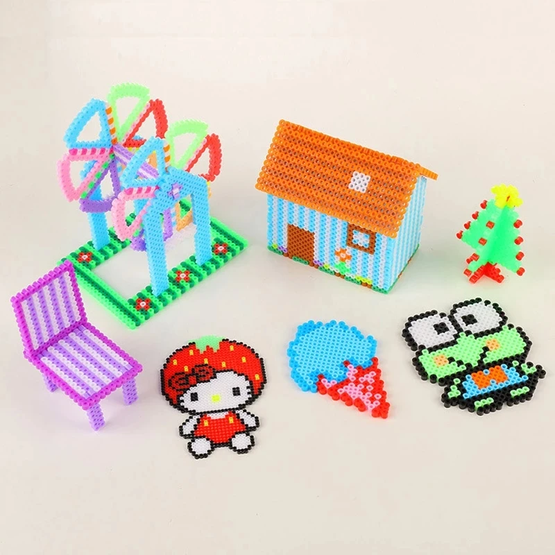 Water Mist DIY Magic Beads Toys For Children Animal Molds Hand Making Puzzle Kids Educational Toys Spell Replenish Beans 5