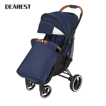 

DEAREST PRO Aluminum Alloy Baby Stroller Silver Black Frame For Baby Using