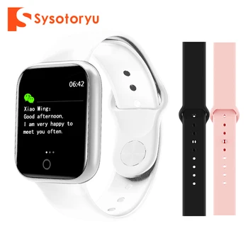 

SYSOTORYU Smart Watch Heart Rate Blood Pressure Fitness Bracelet Men Women Smartwatch Message remind for Apple IOS Android Phone