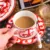Высокосортный Костяной Фарфор Китайская Красная Кофейная Чашка Керамическая Чайная Чашка Набор Блюдо Животное Настольная Посуда Набор Свадебные и Новоселье Подарки