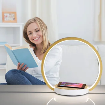 

Multifunctional wall light, atmosphere lighting + reading lighting + USB charging + wireless charging +illumination