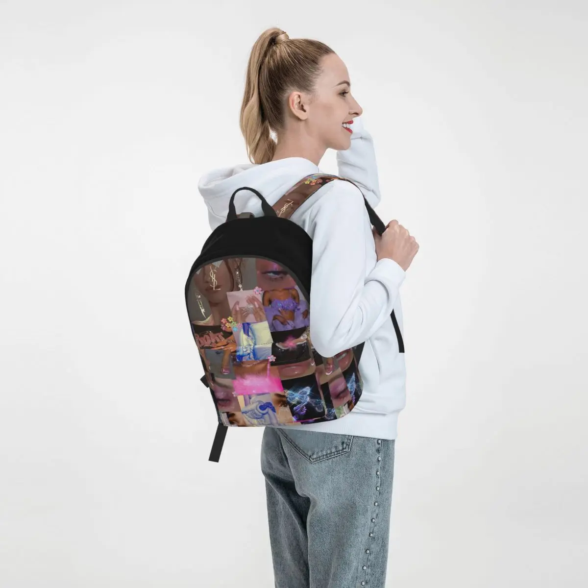 Vintage Backpacks Team Cyber Y2K 