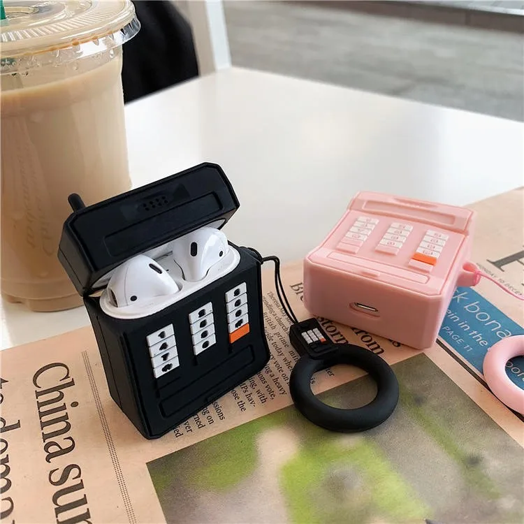 Ретро Винтажное кольцо для мобильного телефона мягкий чехол для AirPods чехол